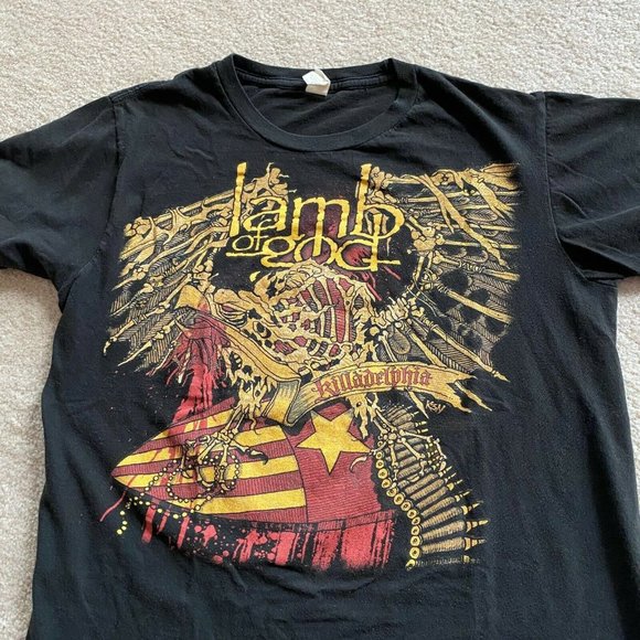 Lamb of God S Killadelphia Graphic Band T-Shirt Heavy Metal - Picture 2 of 10